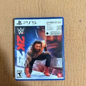 Wwe 2k25 playstation ps5 new never used Sony